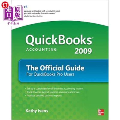 海外直订QuickBooks 2009 the Official Guide QuickBooks 2009官方指南