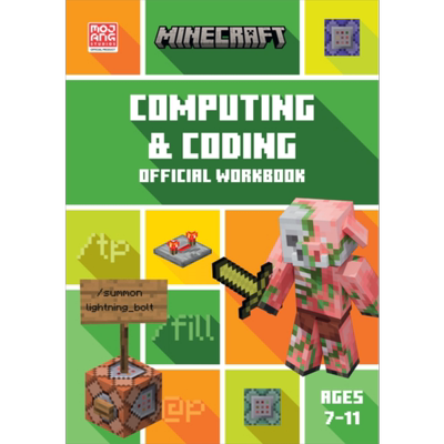 我的世界 STEM计算与编程 官方练习册 Minecraft STEM Computing and Coding 英文原版 Collins KS2【中商原版】