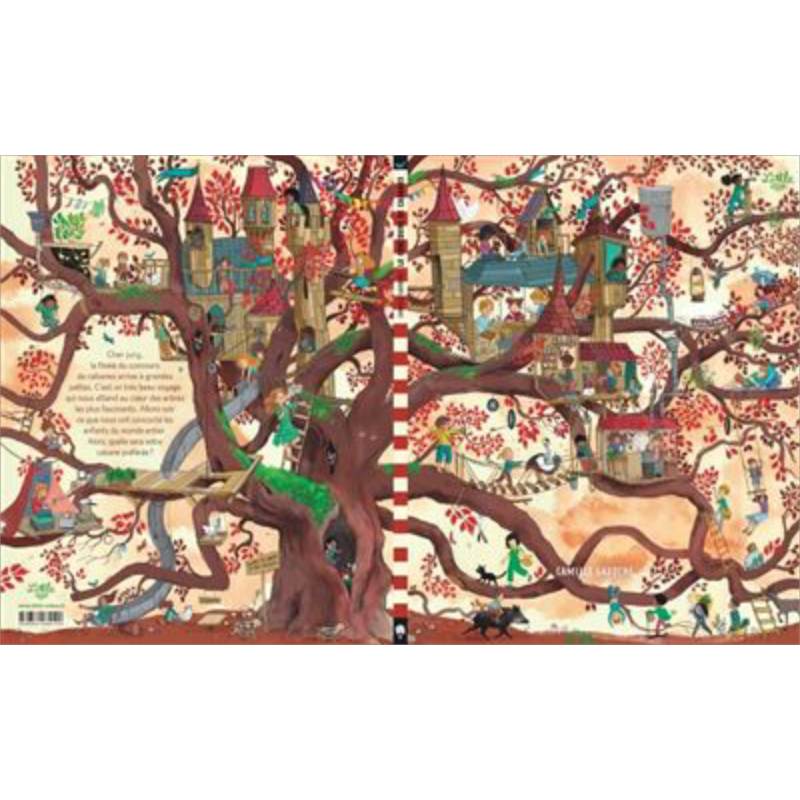法语绘本树屋大比拼法文原版