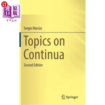 海外直订Topics on Continua 关于连续体的话题