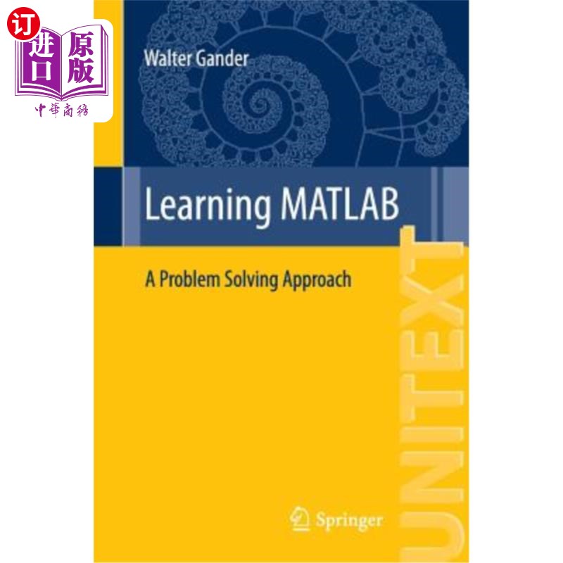 海外直订Learning MATLAB: A Problem Solving Approach 学习MATLAB:解决问题的方法