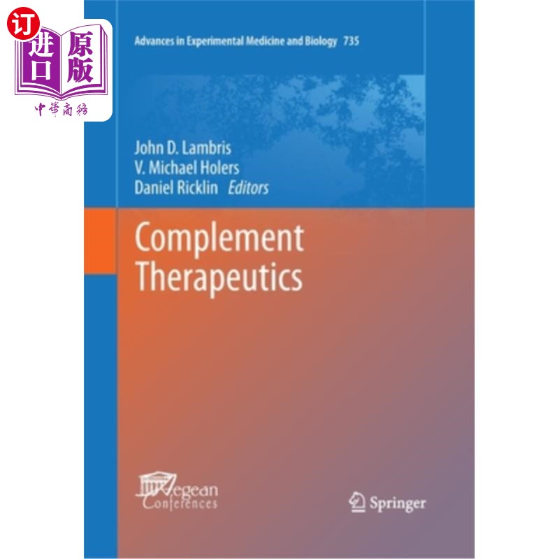 海外直订医药图书Complement Therapeutics 补体疗法