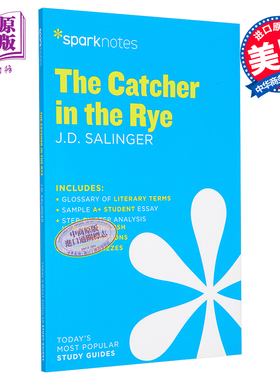Sparknotes 文学指南:麦田里的守望者 The Catcher in the Rye Literature Guide 英文原版 J D Salinger【中商原版】