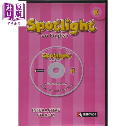 现货 【美国小学学科英语】美国小学英语K级别教学互动光盘 英文原版 Spotlight K INTERACTIVE CD-ROM【中商原版】