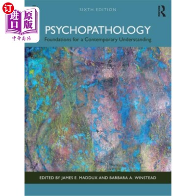 海外直订医药图书Psychopathology: Foundations for a Contemporary Understanding Psychopathology: Foundati