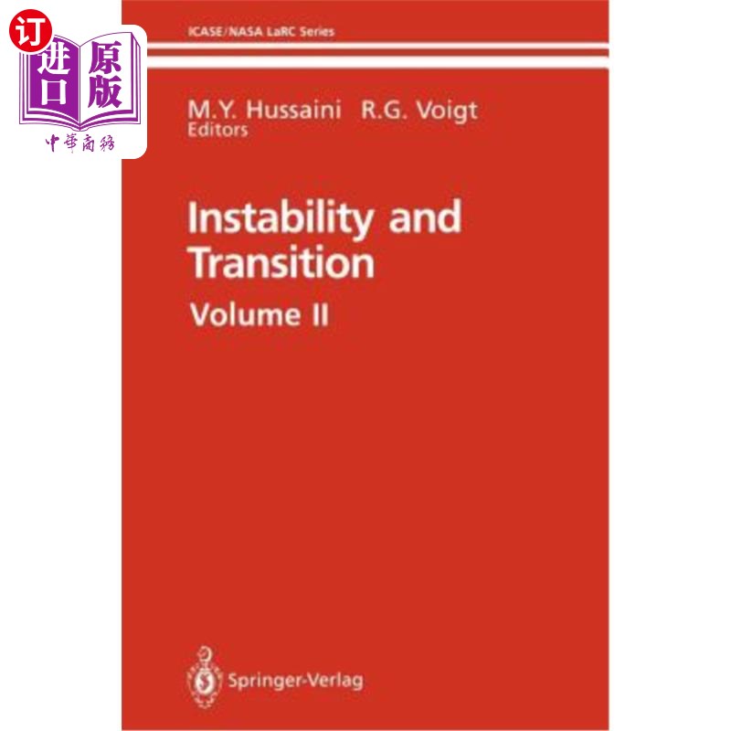 海外直订Instability and Transition: Materials of the Workshop Held May 15-June 9, 1989 i不稳定与过渡：1989年5月1