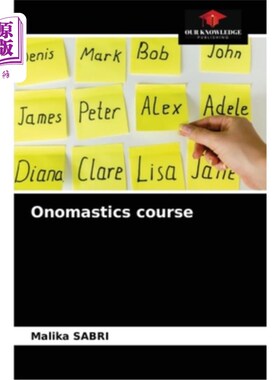 海外直订Onomastics course 专有名词学课程