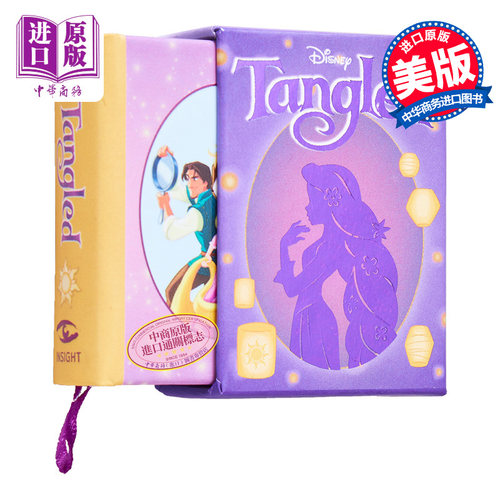 迪士尼长发公主 迷你小书 魔发奇缘 英文原版 Disney Tangled Tiny Book Insight Editions【中商原版】