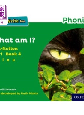 海外直订Read Write Inc. Phonics: Green Set 1 Non-fiction... Read Write公司自然拼读:绿色1非虚构4我是什么?