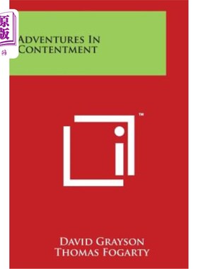 海外直订Adventures In Contentment 心满意足的冒险