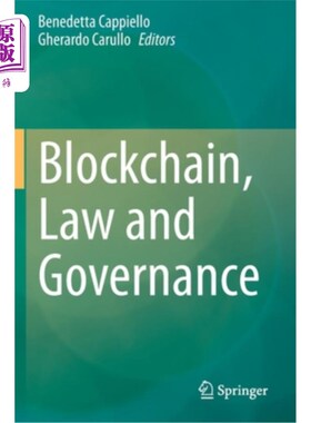 海外直订Blockchain, Law and Governance 区块链，法律和治理