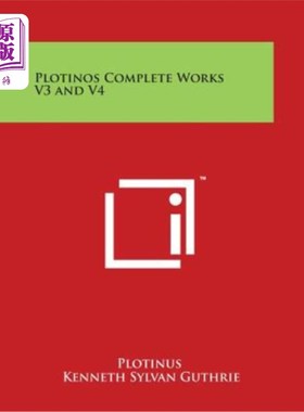 海外直订Plotinos Complete Works V3 and V4 Plotinos完成作品V3和V4