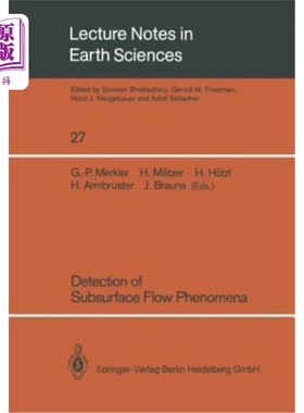 海外直订Detection of Subsurface Flow Phenomena 地下水流现象探测