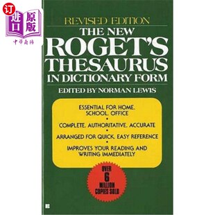 The New Roget's Thesaurus in Dictionary Form 以字典形式出现的新罗格词典【中商原版】