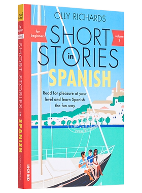 预售 适合初学者的西班牙语短篇小说 第2卷 英文原版 Short Stories in Spanish for Beginners Olly Richards 【中商原版】