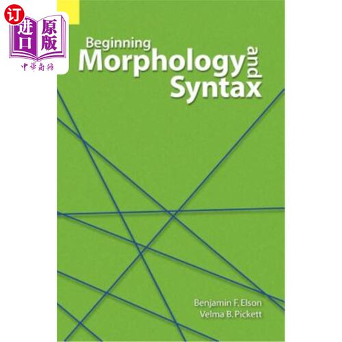 海外直订Beginning Morphology and Syntax 起始词法与句法