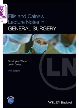 海外直订医药图书Ellis and Calne's Lecture Notes in General Surge... Ellis和Calne的《普外科讲义