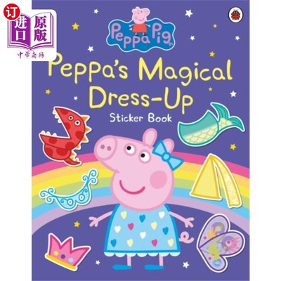 海外直订Peppa Pig: Peppa’s Magical Dress-Up Sticker Book 小猪佩奇:小猪佩奇的神奇装扮贴纸书