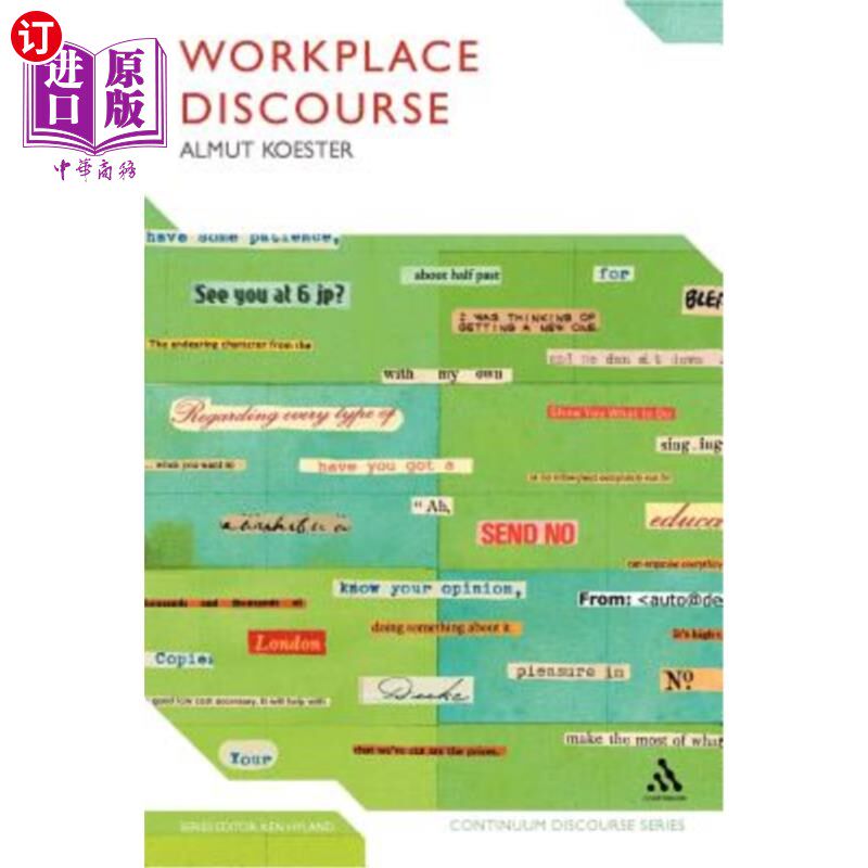 海外直订Workplace Discourse 工作场所的话语