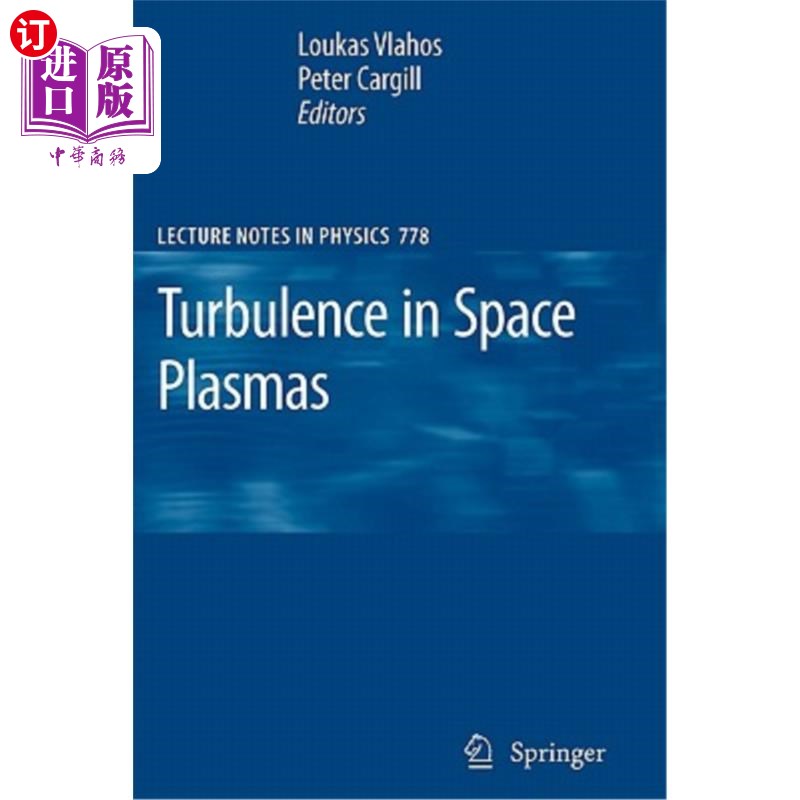 海外直订Turbulence in Space Plasmas 空间等离子体中的湍流