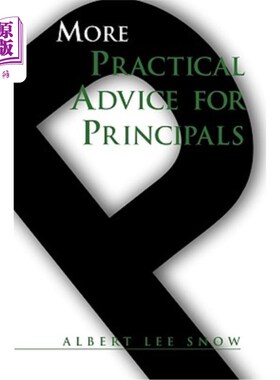 海外直订More Practical Advice for Principals 为校长提供更实用的建议