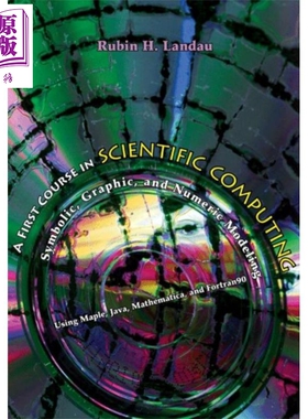 现货 科学计算第1课程 英文原版 A First Course in Scientific Computing Rubin H Landau【中商原版】