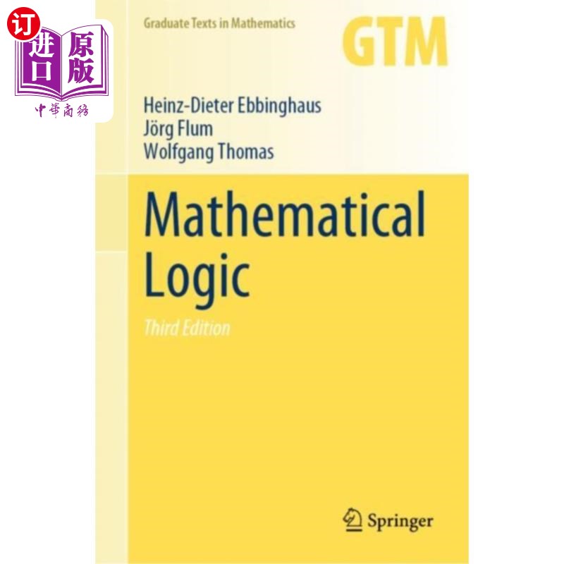 海外直订Mathematical Logic 数理逻辑