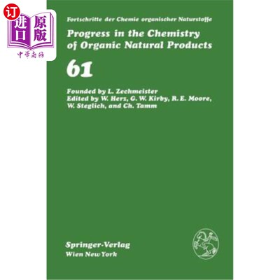 海外直订Fortschritte Der Chemie Organischer Naturstoffe / Progress in the Chemistry of O 有机天然产物化学研究进展