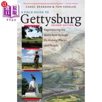 海外直订A Field Guide to Gettysburg, Second Edition: Experiencing the Battlefield Throug 葛底斯堡野外指南，第二版：