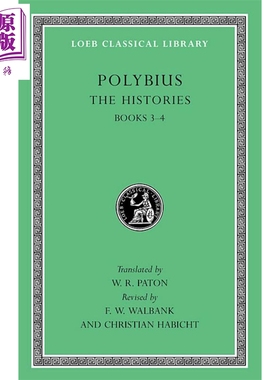 现货 通史 卷2 希腊语-英文双语 波力比阿斯 The Histories Vol I 英文原版 William Paton Polybius【中商原版】