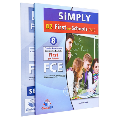 现货 Cambridge English Simply First FCE for Schools Self-Study 剑桥通用英语考试FCE测试自学 含答案 12岁以上
