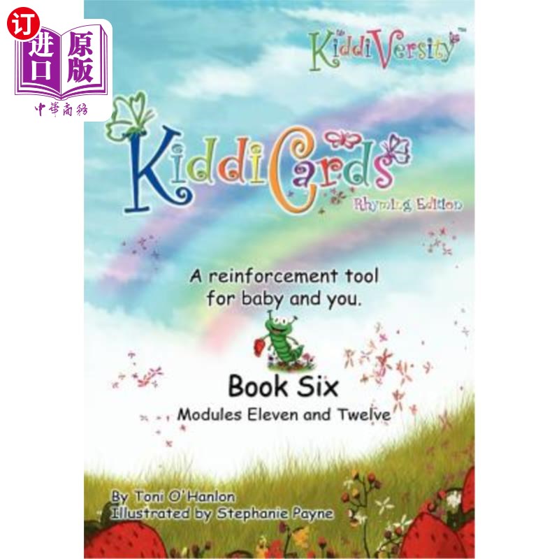 海外直订KiddiVersity's KiddiCards Rhyming Edition Modules Eleven and Twelve KiddiVersity的KiddiCards