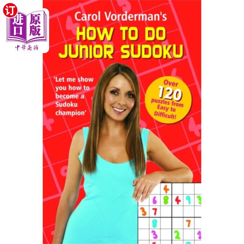 海外直订Carol Vorderman's How to do Junior Sudoku Carol Vorderman的《如何玩青少年数独