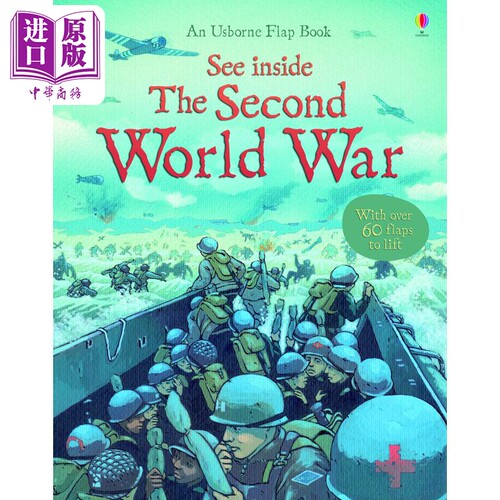See Inside The Second World War 尤斯伯恩看里面系列：揭秘二战 英文原版 进口原版 儿童图画书 Rob Lloyd Jones【中商原版
