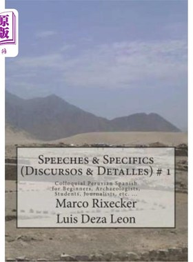 海外直订Speeches & Specifics (Discursos & Detalles) # 1: A five - step introduction into 演讲与细节（disc