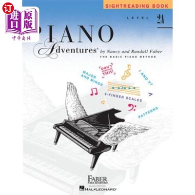 海外直订Level 2a - Sightreading Book: Piano Adventures 2A级-叹息书：钢琴冒险