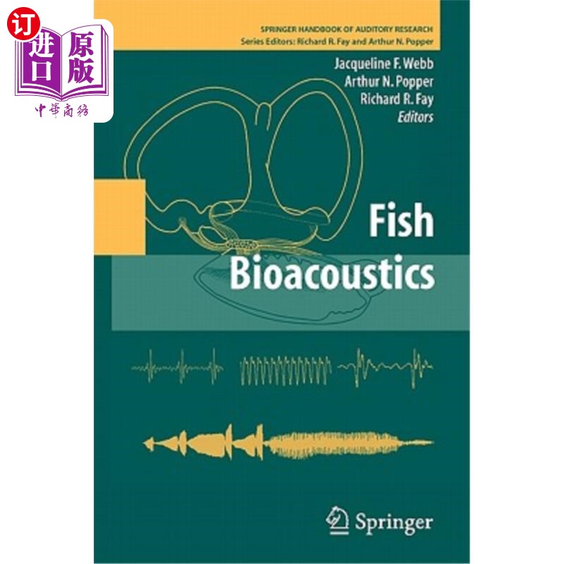 海外直订Fish Bioacoustics 鱼类生物声学