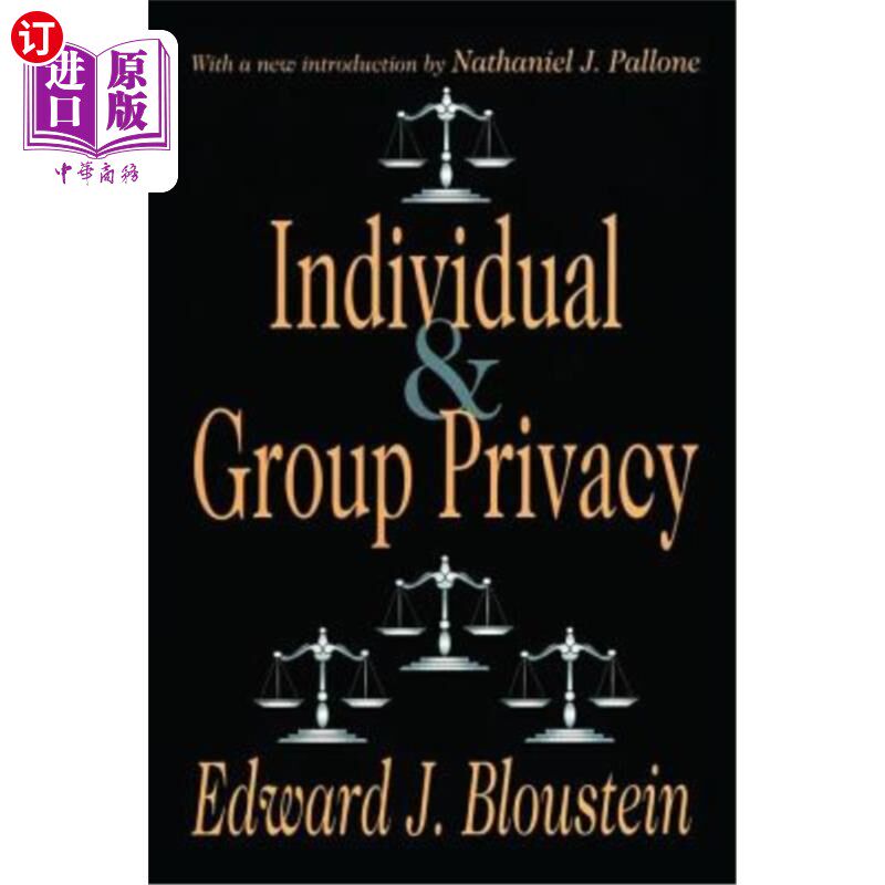 海外直订Individual and Group Privacy 个人及团体私隐