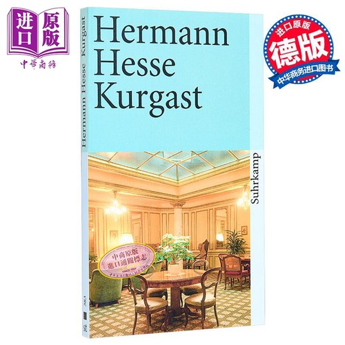 【德文版】黑塞 聊聊疾病聊聊天 Kurgast 德语原版 Hermann Hesse 诺贝尔文学奖得主 悉达多流浪者之歌作者【中商原版】