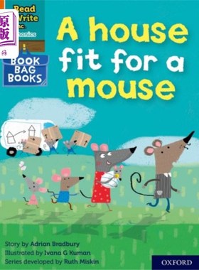 海外直订Read Write Inc. Phonics: Orange Set 4 Book Bag B... Read Write公司自然拼读:橙色套装4书包第11册适合老鼠居住