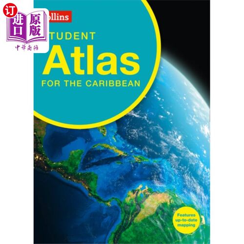 海外直订Collins Student Atlas for the Caribbean 柯林斯加勒比学生地图集