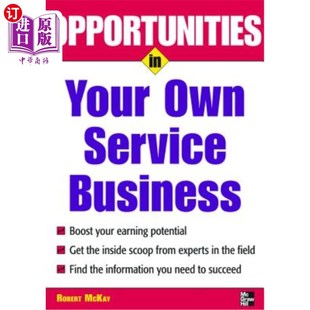 海外直订Opportunities in Your Own Service Business 在您自己的服务业务中的机会