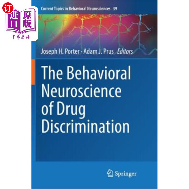 海外直订医药图书The Behavioral Neuroscience of Drug Discrimination 药物歧视的行为神经科学