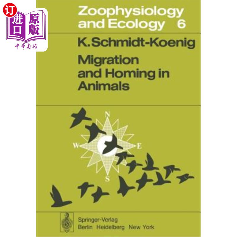 海外直订Migration and Homing in Animals 动物的迁徙和归巢