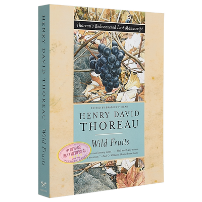 现货 【中商原版】野果（梭罗用生命后十年光阴献给野果的小情歌）英文原版 Wild Fruits 散文 自然文学 Henry D.Thoreau