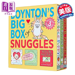 桑德拉.博因顿 拥抱的故事 3册套装 Sandra Boynton BoyntonS Big Box Of Snuggles (Boxed Set) 英文原版纸板书【中商原版】