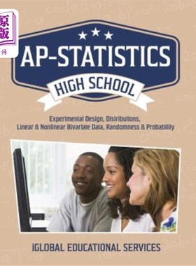 海外直订AP-Statistics: High School Math Tutor Lesson Plans: Experimental Design, Distrib 美联社统计：高中数学导师课