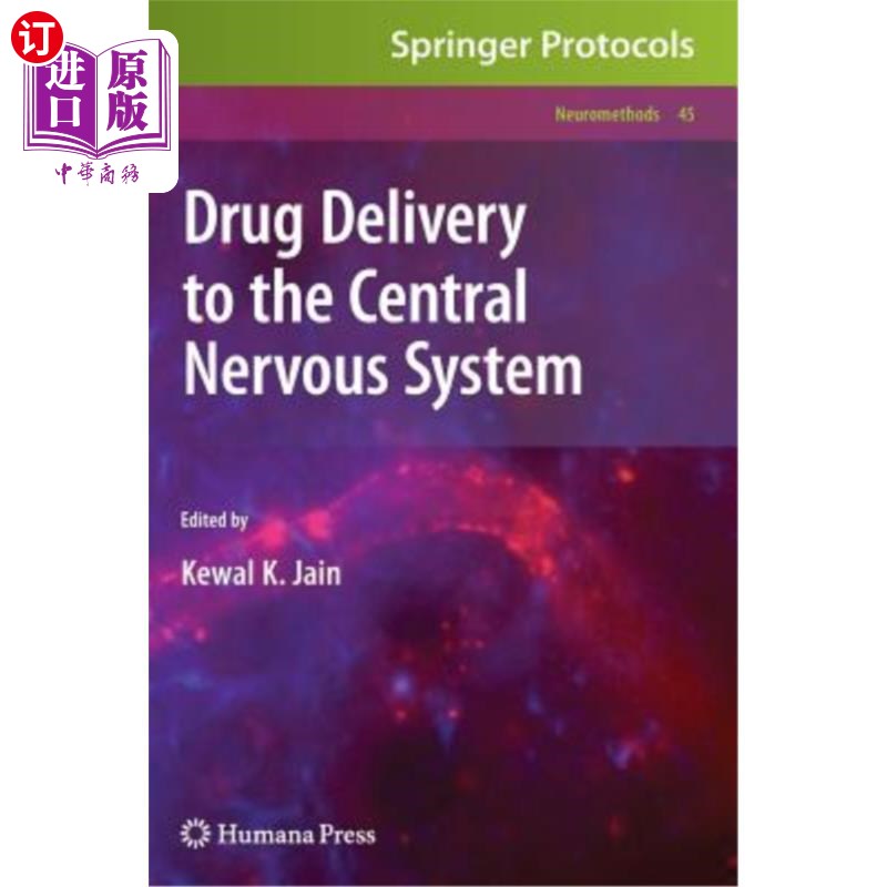 海外直订医药图书Drug Delivery to the Central Nervous System 药物输送到中枢神经系统