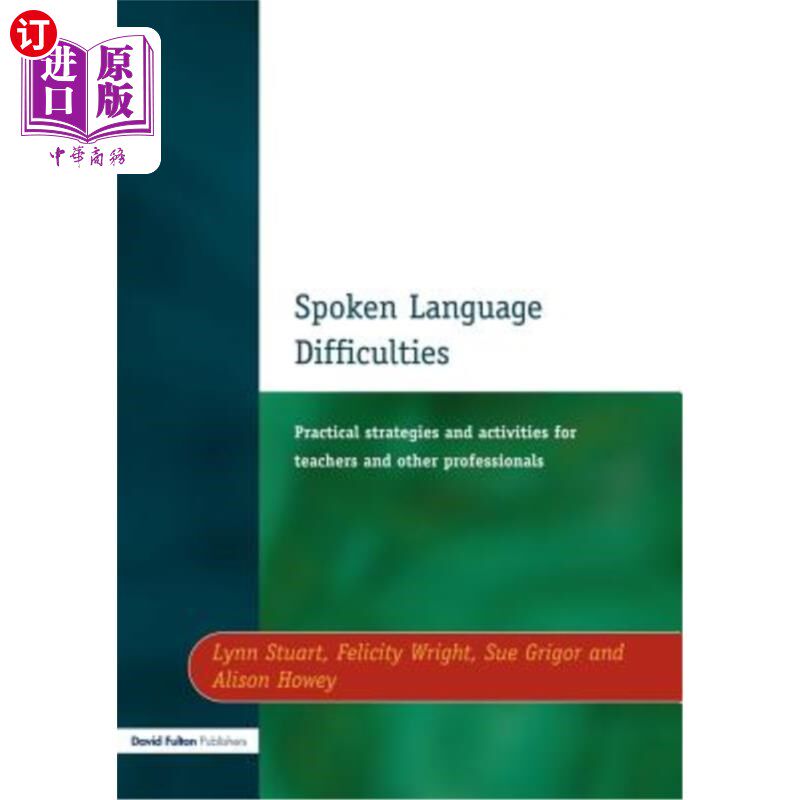 海外直订Spoken Language Difficulties 口语困难