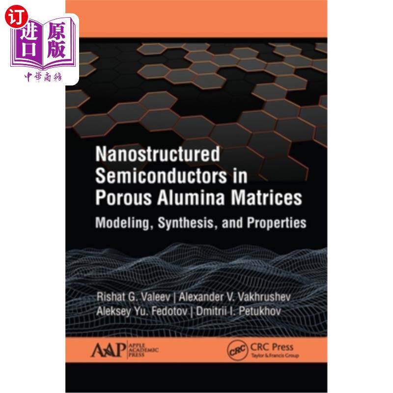 海外直订Nanostructured Semiconductors in Porous Alumina Matrices: Modeling, Synthesis, a 多孔氧化铝基质中的纳米结构